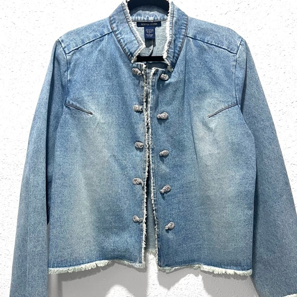 Boston Proper Light Blue Denim Jacket - Picture 8 of 8